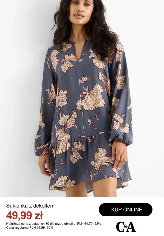 C&A - gazetka promocyjna Do -50% na sukienki od wtorku 14.10  - strona 10
