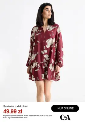 C&A - gazetka promocyjna Do -50% na sukienki od wtorku 14.10  - strona 11