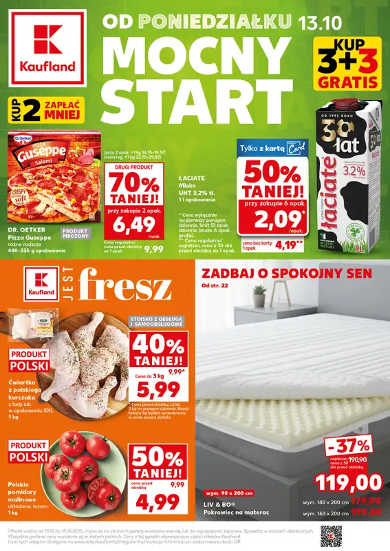 Kaufland - gazetka promocyjna Mocny Start od poniedziałku 13.10 do środy 15.10