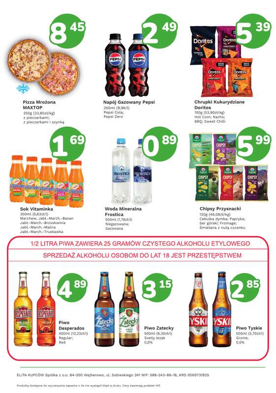 Limonka - gazetka promocyjna Gazetka od czwartku 23.10 do niedzieli 02.11 - strona 4