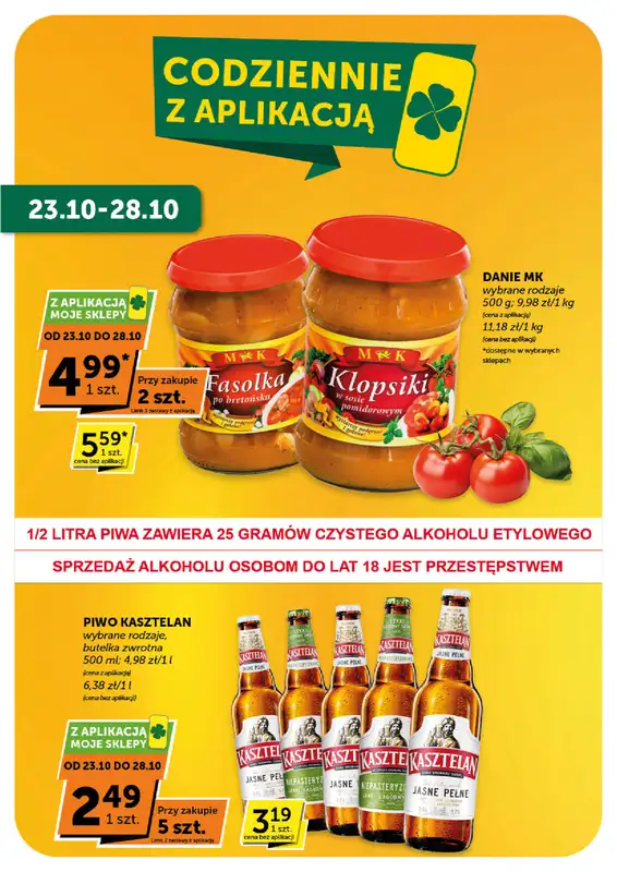 Groszek - gazetka promocyjna Gazetka Market od czwartku 16.10 do wtorku 28.10 - strona 9