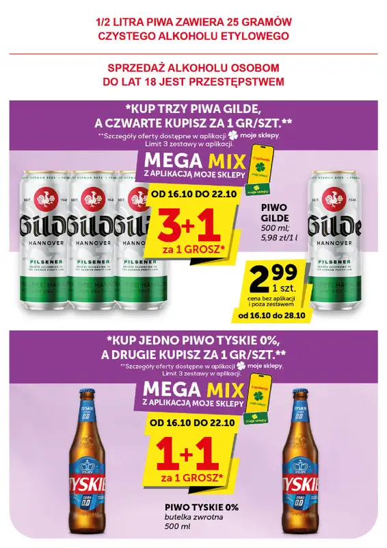 Groszek - gazetka promocyjna Gazetka Market od czwartku 16.10 do wtorku 28.10 - strona 14