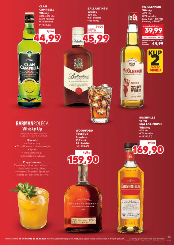 Kaufland - gazetka promocyjna Barek Kauflandu  do wtorku 28.10 - strona 15