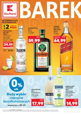 Kaufland - gazetka promocyjna Barek Kauflandu  do wtorku 28.10