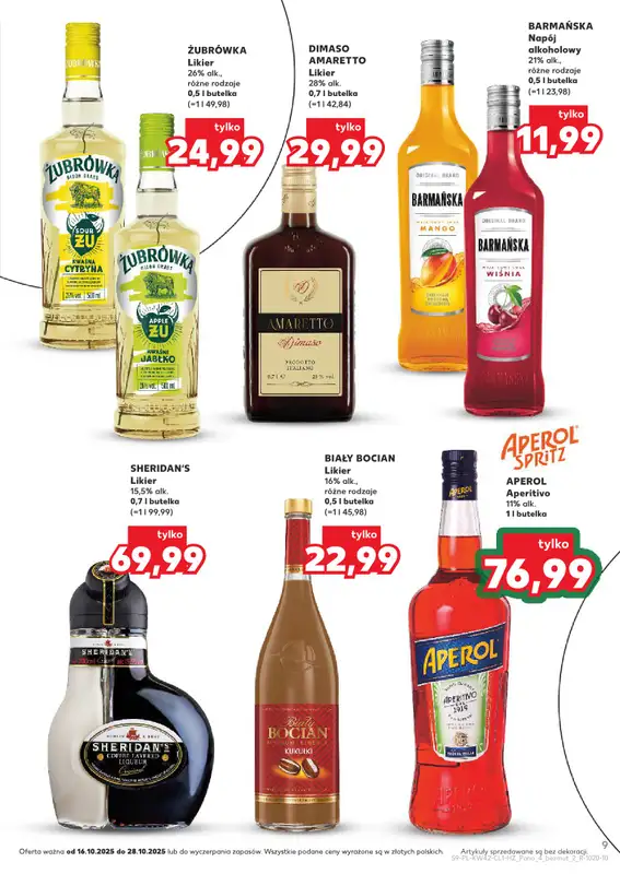 Kaufland - gazetka promocyjna Barek Kauflandu  do wtorku 28.10 - strona 9