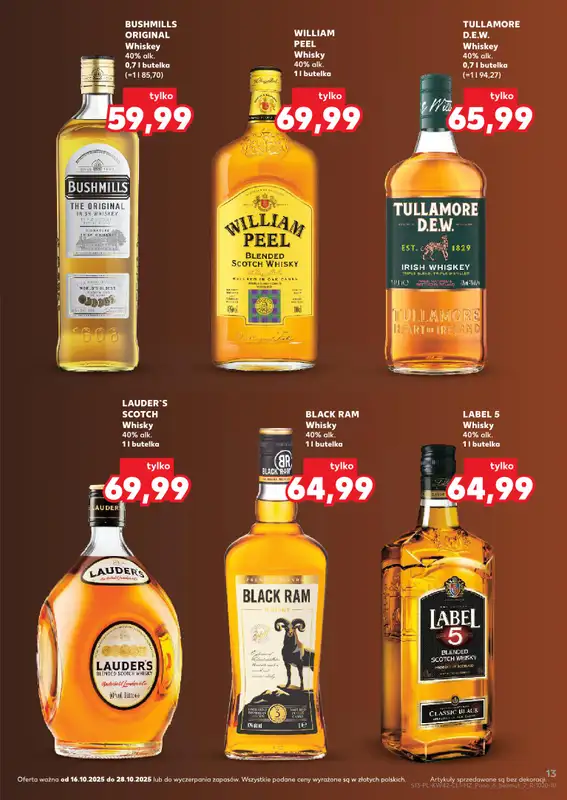 Kaufland - gazetka promocyjna Barek Kauflandu  do wtorku 28.10 - strona 13