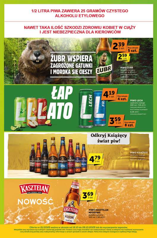Groszek - gazetka promocyjna Sprawdź, co więcej od czwartku 16.10 do wtorku 28.10 - strona 10