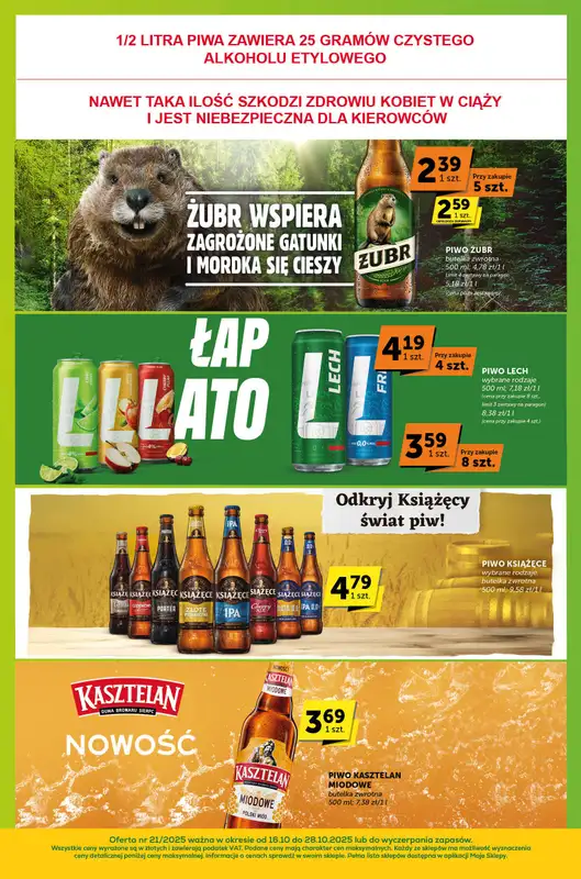 Groszek - gazetka promocyjna Sprawdź, co więcej od czwartku 16.10 do wtorku 28.10 - strona 10