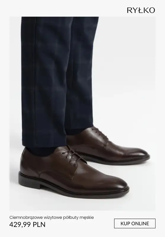 Ryłko - gazetka promocyjna Męskie buty wizytowe od wtorku 14.10  - strona 5