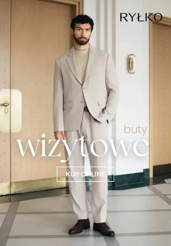 Ryłko - gazetka promocyjna Męskie buty wizytowe  
