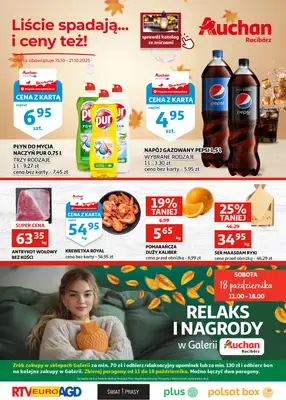 Auchan - gazetka promocyjna Gazetka Racibórz od środy 15.10 do wtorku 21.10