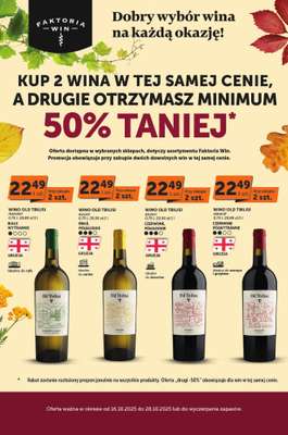 Groszek - gazetka promocyjna Faktoria Win od czwartku 16.10 do wtorku 28.10 Groszek - gazetka promocyjna Faktoria Win od czwartku 16.10 do wtorku 28.10