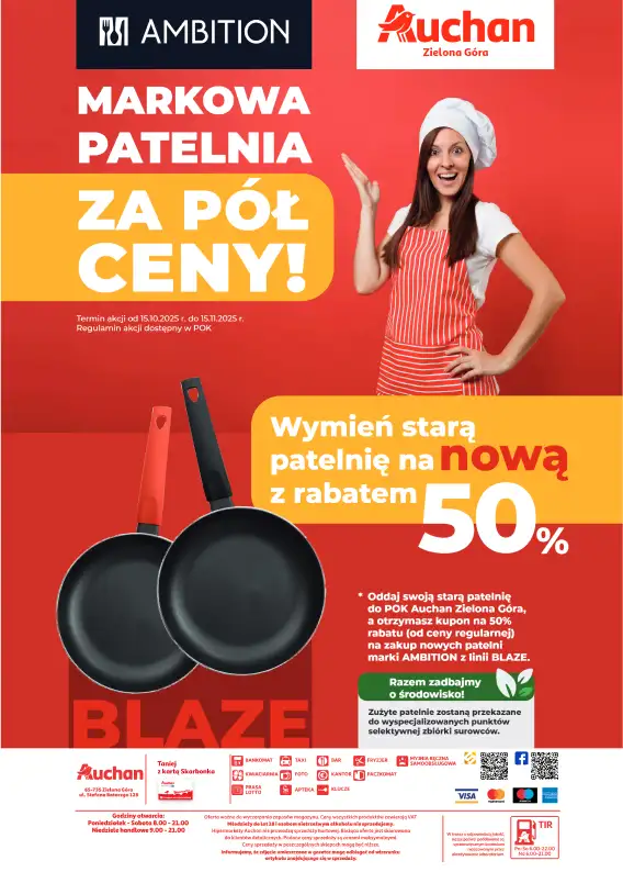 Auchan - gazetka promocyjna Gazetka Zielona Góra od środy 15.10 do wtorku 21.10 - strona 22