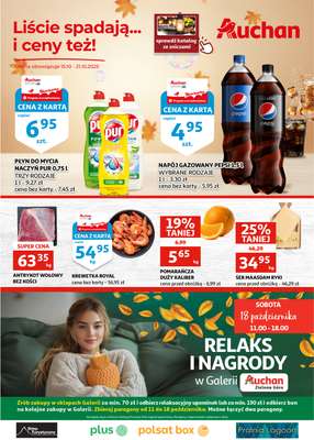 Auchan - gazetka promocyjna Gazetka Zielona Góra od środy 15.10 do wtorku 21.10