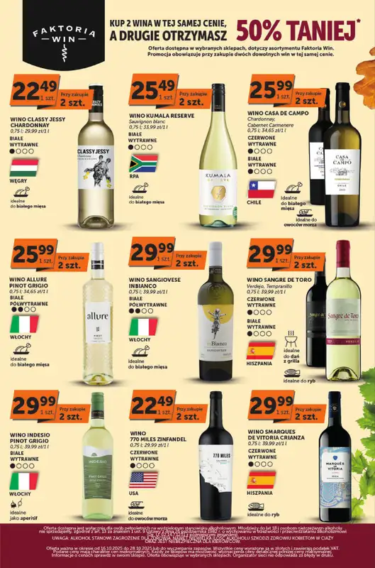 Euro Sklep - gazetka promocyjna Faktoria Win od czwartku 16.10 do wtorku 28.10 - strona 3
