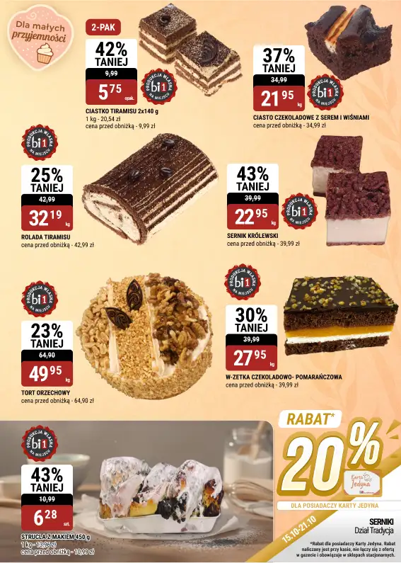 bi1 - gazetka promocyjna Gazetka Białystok, Ełk, Rzeszów, Szczecin od środy 15.10 do wtorku 21.10 - strona 4
