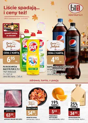 bi1 - gazetka promocyjna Gazetka Białystok, Ełk, Rzeszów, Szczecin od środy 15.10 do wtorku 21.10