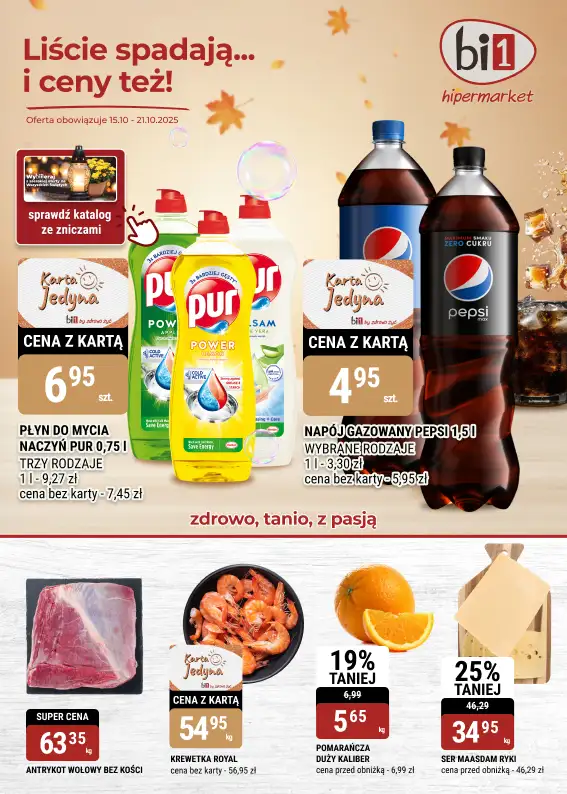 bi1 - gazetka promocyjna Gazetka Wałbrzych od środy 15.10 do wtorku 21.10