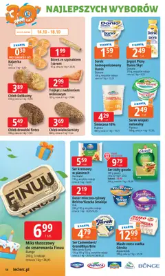 Leclerc - gazetka promocyjna Oferta E.Leclerc I 30 lat najlepszych wyborów od wtorku 14.10 do soboty 25.10 - strona 14
