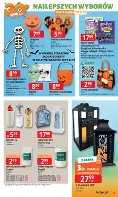 Leclerc - gazetka promocyjna Oferta E.Leclerc I 30 lat najlepszych wyborów od wtorku 14.10 do soboty 25.10 - strona 5 Leclerc - gazetka promocyjna Oferta E.Leclerc I 30 lat najlepszych wyborów od wtorku 14.10 do soboty 25.10 - strona 5