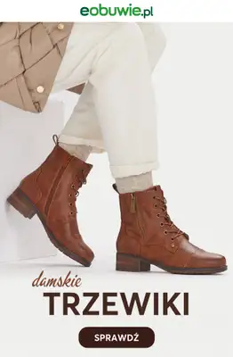 eobuwie.pl - gazetka promocyjna Trzewiki damskie – styl i wygoda na chłodne dni od wtorku 14.10 