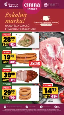 emma MARKET - gazetka promocyjna Plakat promocyjny od czwartku 16.10 do środy 22.10