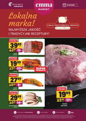 emma MARKET - gazetka promocyjna Plakat promocyjny od czwartku 23.10 do środy 29.10