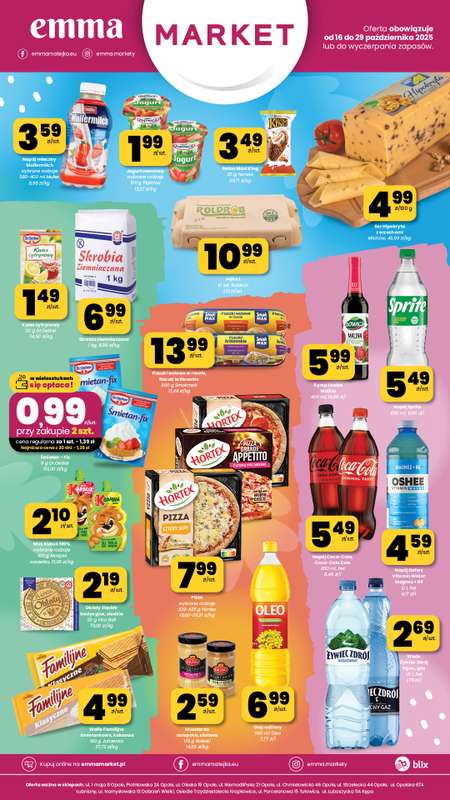 emma MARKET - gazetka promocyjna Plakaty promocyjne od czwartku 16.10 do środy 29.10