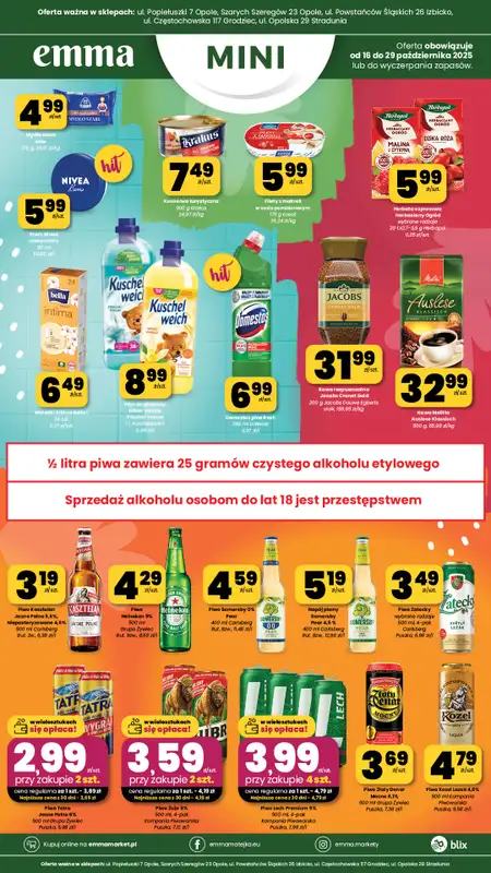 emma MARKET - gazetka promocyjna Plakaty promocyjne - Emma Mini   - strona 3