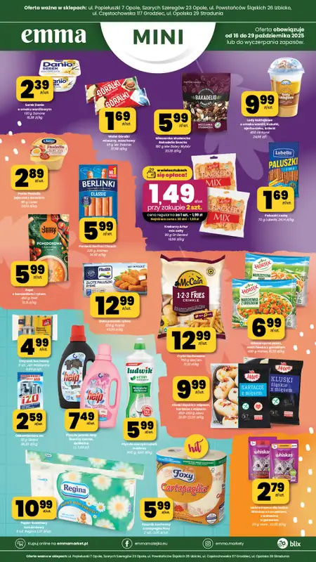 emma MARKET - gazetka promocyjna Plakaty promocyjne - Emma Mini   - strona 2