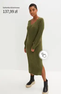 bonprix - gazetka promocyjna Sukienki na jesień - już od 64,99 zł od wtorku 14.10  - strona 19