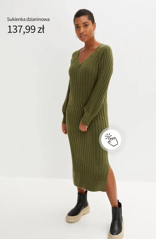 bonprix - gazetka promocyjna Sukienki na jesień - już od 64,99 zł od wtorku 14.10  - strona 19