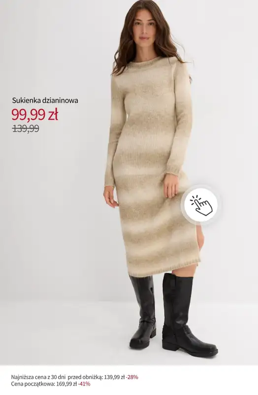 bonprix - gazetka promocyjna Sukienki na jesień - już od 64,99 zł od wtorku 14.10  - strona 5