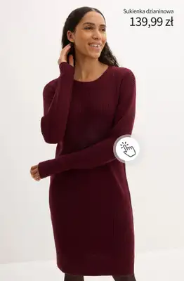 bonprix - gazetka promocyjna Sukienki na jesień - już od 64,99 zł od wtorku 14.10  - strona 16