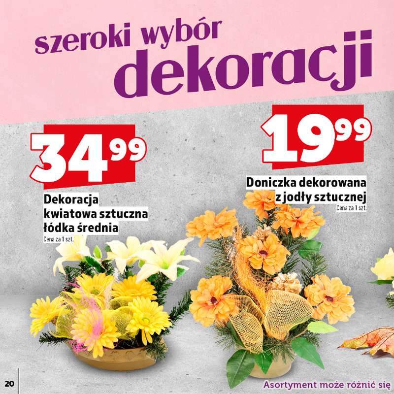 TOPAZ - gazetka promocyjna Katalog Znicze i wkłady od wtorku 14.10 do piątku 31.10 - strona 20