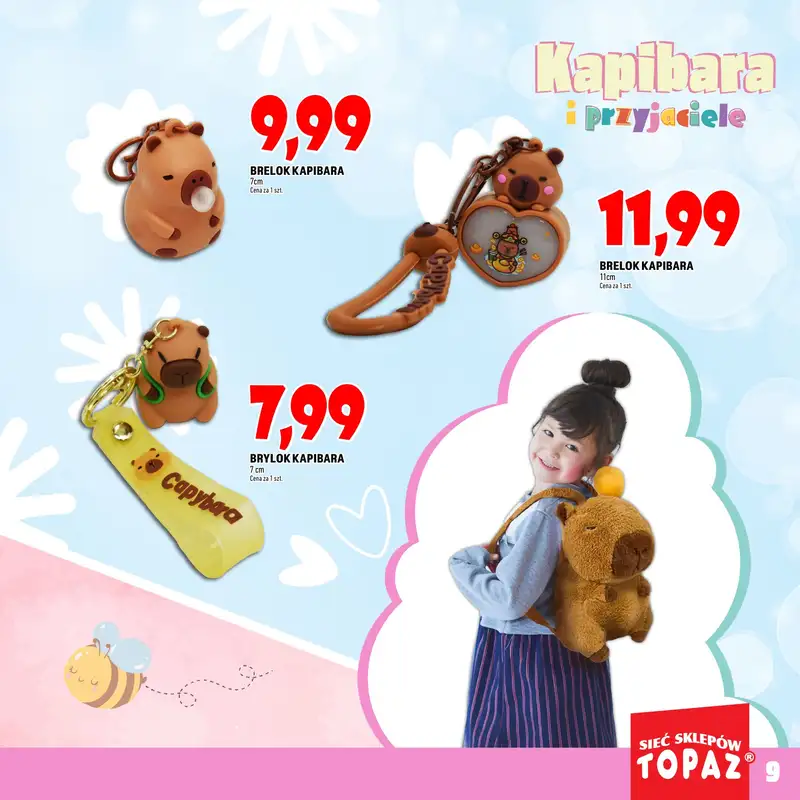 TOPAZ - gazetka promocyjna Katalog Kapibara i przyjaciele od wtorku 14.10 do piątku 31.10 - strona 9