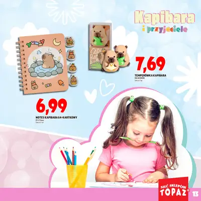 TOPAZ - gazetka promocyjna Katalog Kapibara i przyjaciele od wtorku 14.10 do piątku 31.10 - strona 13