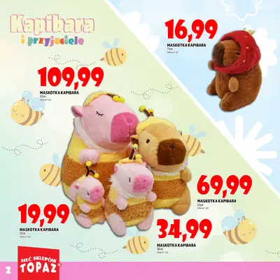 TOPAZ - gazetka promocyjna Katalog Kapibara i przyjaciele od wtorku 14.10 do piątku 31.10 - strona 2