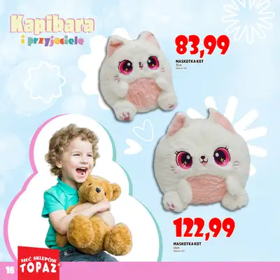 TOPAZ - gazetka promocyjna Katalog Kapibara i przyjaciele od wtorku 14.10 do piątku 31.10 - strona 16