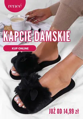 Renee - gazetka promocyjna Kapcie damskie już o 14,99 zł od wtorku 14.10 do środy 22.10