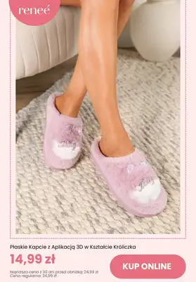 Renee - gazetka promocyjna Kapcie damskie już o 14,99 zł od wtorku 14.10 do środy 22.10 - strona 4