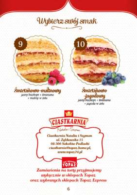 TOPAZ - gazetka promocyjna Stwórz swój idealny tort! od piątku 17.10 do środy 31.12 - strona 4