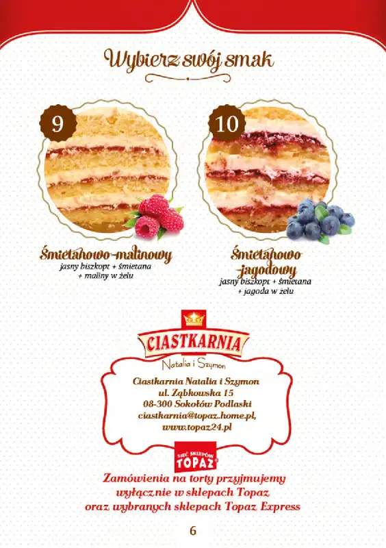 TOPAZ - gazetka promocyjna Stwórz swój idealny tort! od piątku 17.10 do środy 31.12 - strona 4