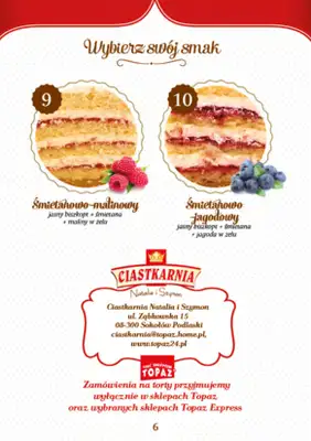 TOPAZ - gazetka promocyjna Stwórz swój idealny tort! od piątku 17.10 do środy 31.12 - strona 4 TOPAZ - gazetka promocyjna Stwórz swój idealny tort! od piątku 17.10 do środy 31.12 - strona 4