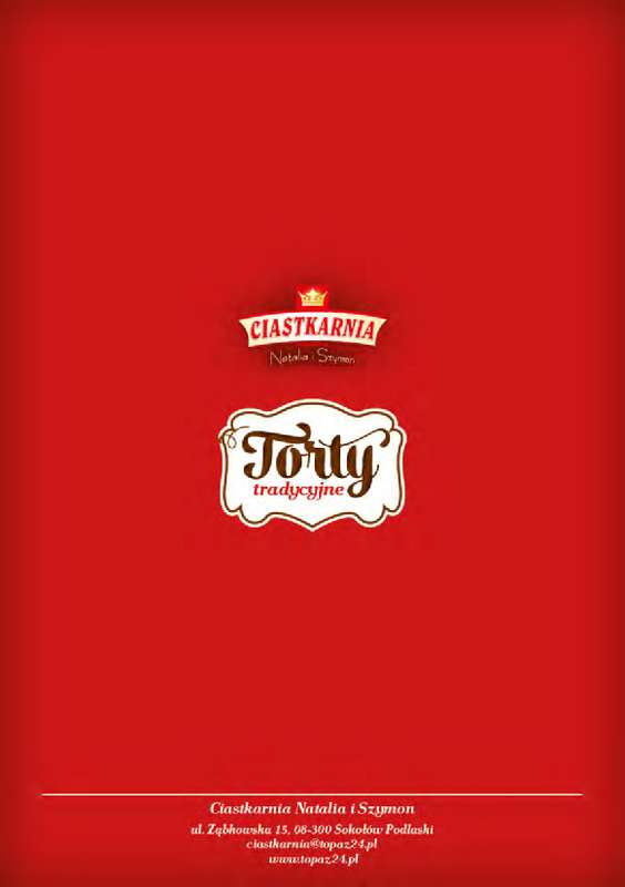 TOPAZ - gazetka promocyjna Katalog Torty: Ciastkarnia Natalia i Szymon od piątku 17.10 do środy 31.12 - strona 46