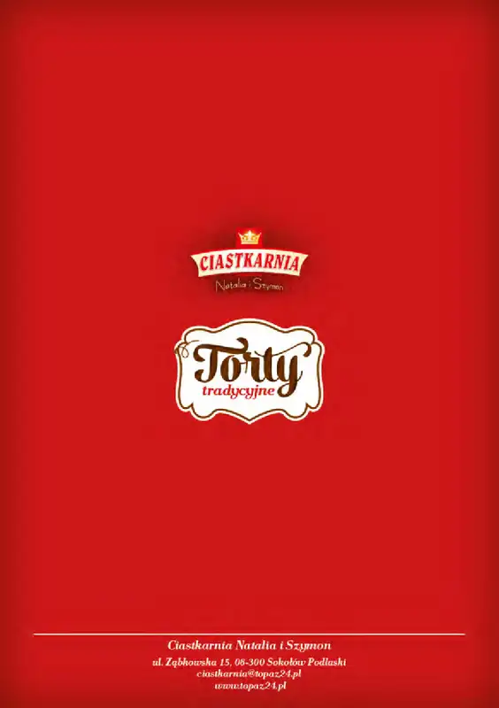 TOPAZ - gazetka promocyjna Katalog Torty: Ciastkarnia Natalia i Szymon od piątku 17.10 do środy 31.12 - strona 46