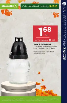 #ZNICZE - gazetka promocyjna Najlepsze oferty na ZNICZE, WKŁADY i KWIATY od soboty 11.10 do piątku 17.10 - strona 19