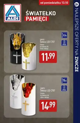 #ZNICZE - gazetka promocyjna Najlepsze oferty na ZNICZE, WKŁADY i KWIATY od soboty 11.10 do piątku 17.10 - strona 15