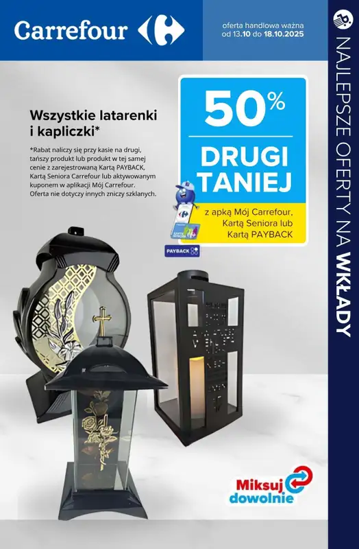 #ZNICZE - gazetka promocyjna Najlepsze oferty na ZNICZE, WKŁADY i KWIATY od soboty 11.10 do piątku 17.10 - strona 16