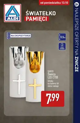 #ZNICZE - gazetka promocyjna Najlepsze oferty na ZNICZE, WKŁADY i KWIATY od soboty 11.10 do piątku 17.10 - strona 13